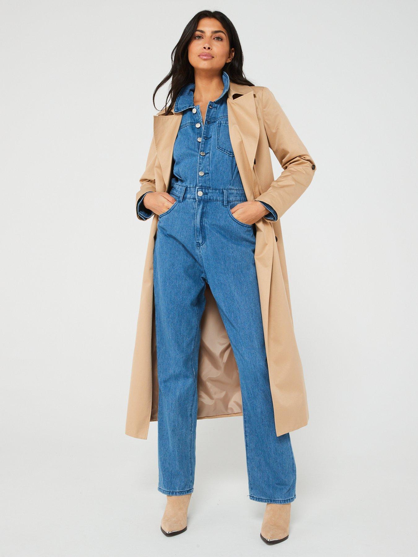 In The Style Denim Jumpsuit