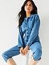  image of in-the-style-denim-jumpsuit
