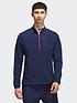  image of adidas-mens-ultimate365-tour-windrdy-half-zip-pullover-navy