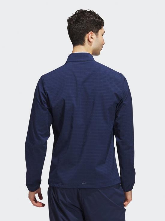 stillFront image of adidas-mens-ultimate365-tour-windrdy-half-zip-pullover-navy