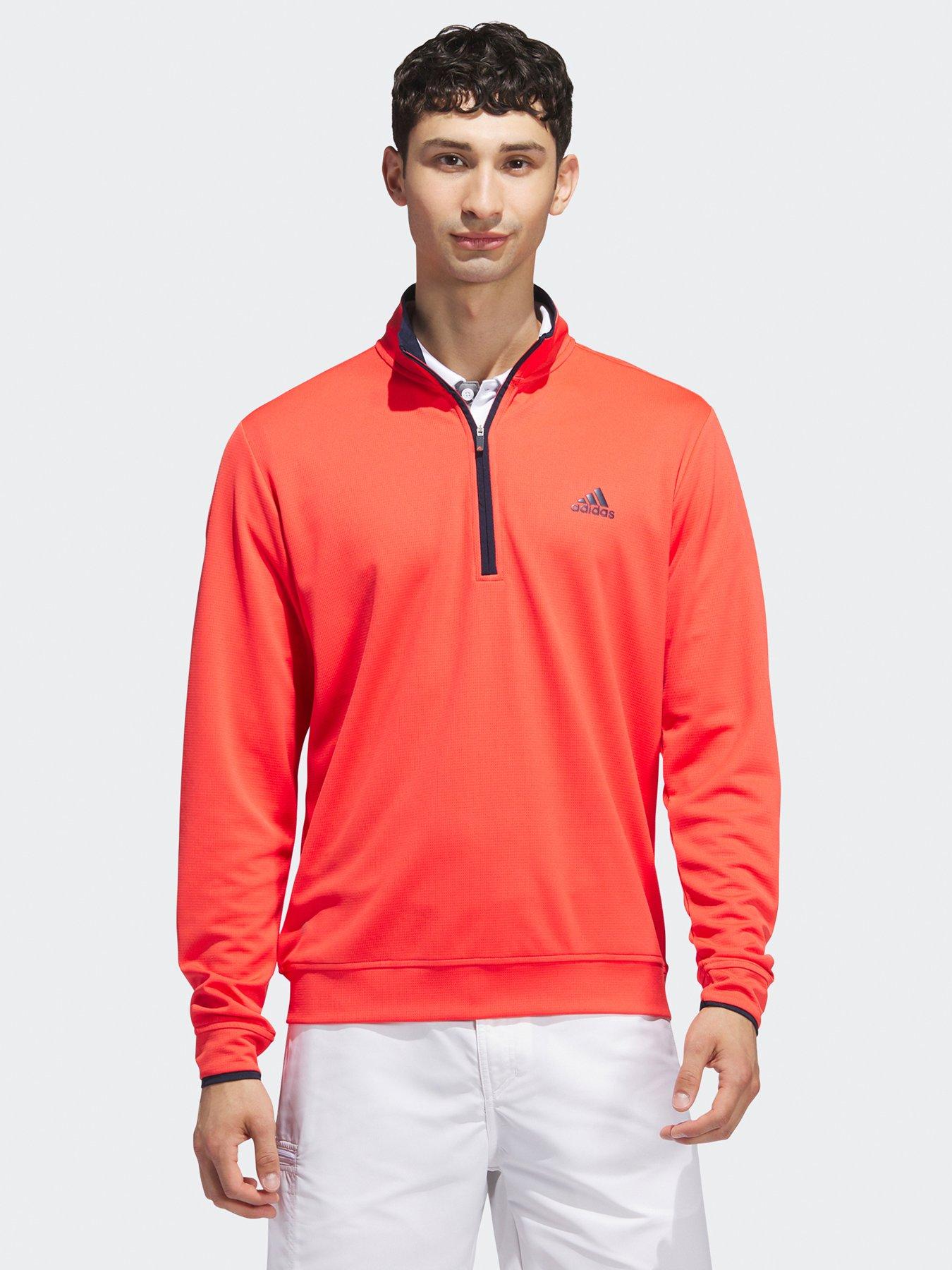 Mens adidas outlet half zip pullover