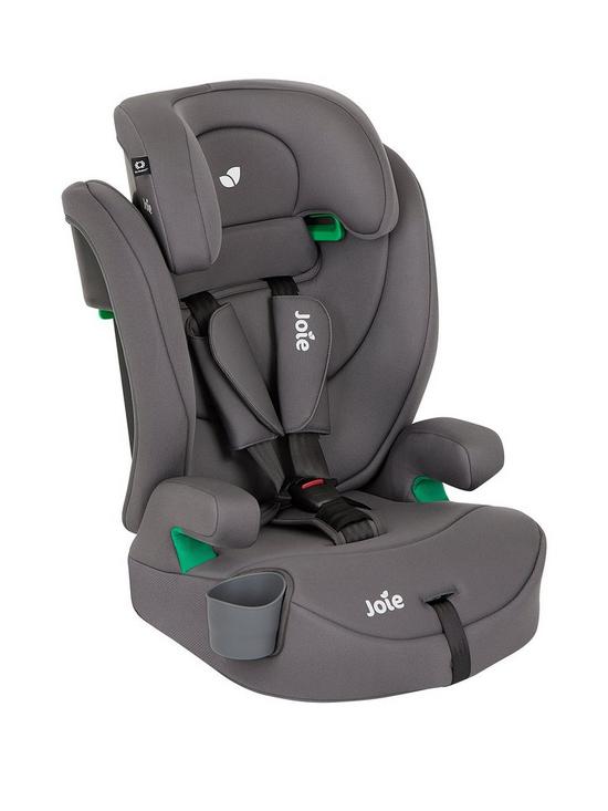 front image of joie-elevate-r129-car-seat-thunder
