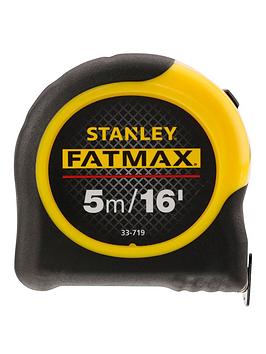 Product photograph of Stanley Fatmax Fatmax Classix 5m 16 Foot Tape Measure from very.co.uk
