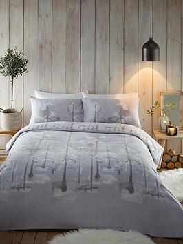 Product photograph of Appletree Alaska Brushed Cotton Duvet Cover Set from very.co.uk