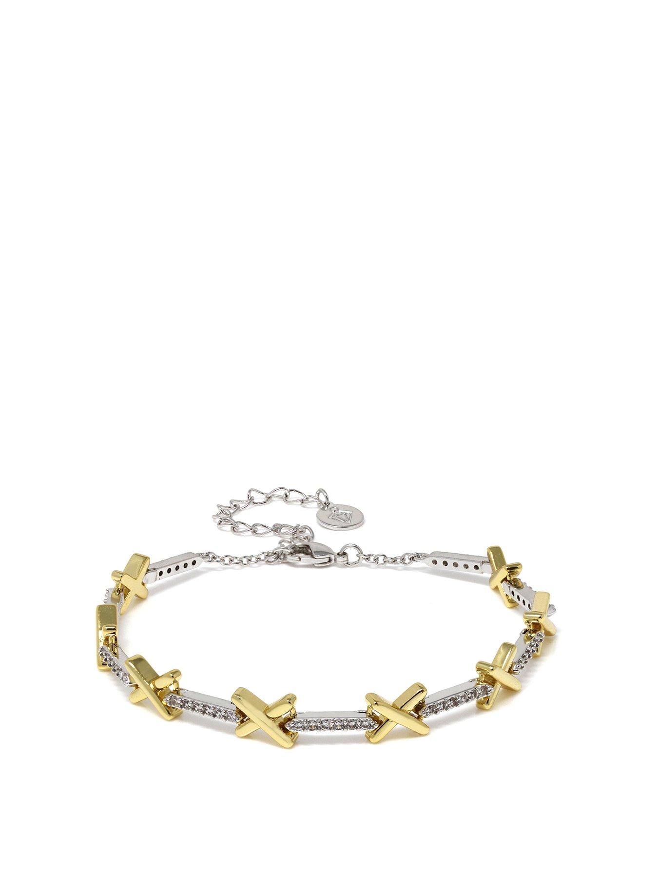 Say It With Luxe Kiss Tennis Bracelet