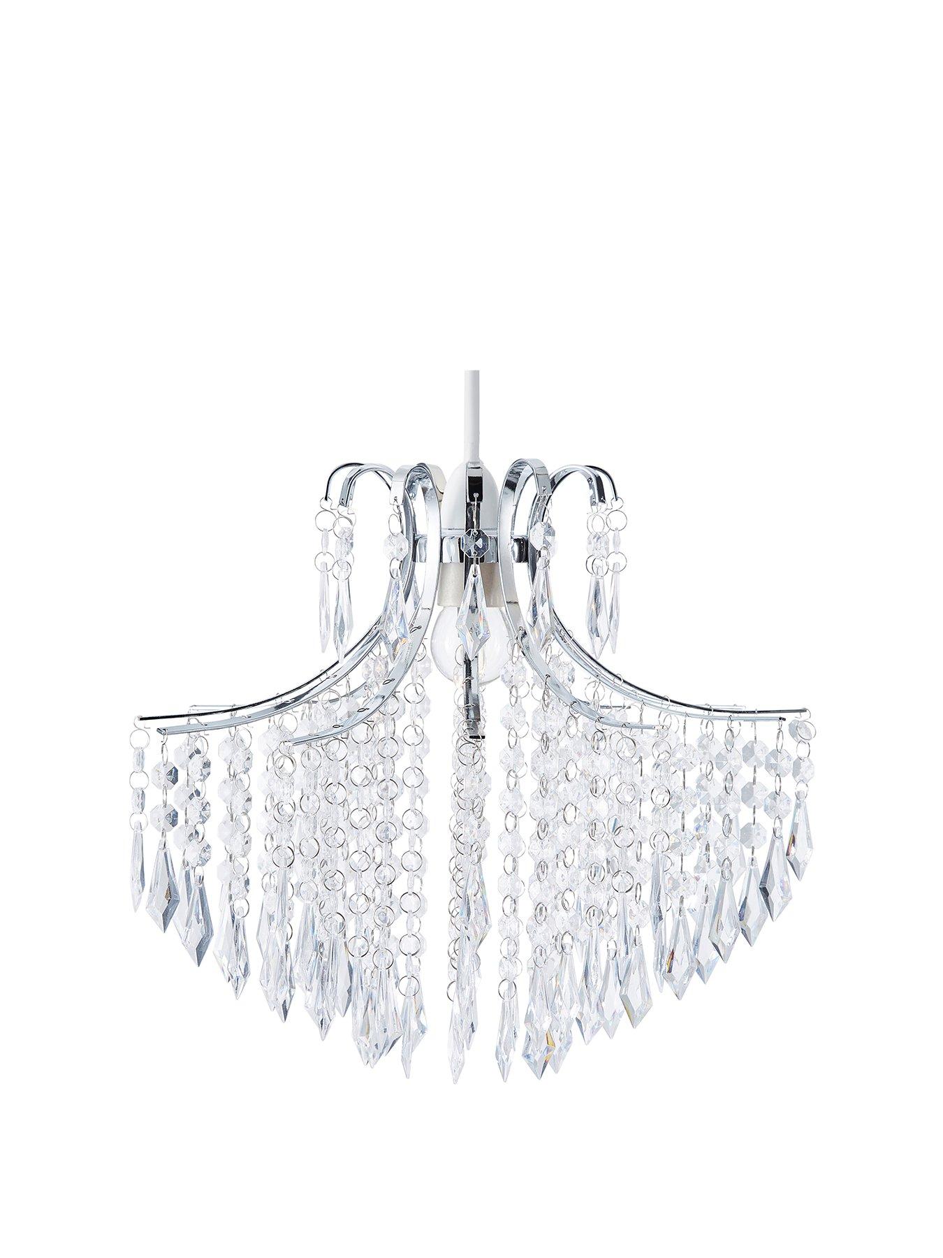Product photograph of Glow Acrylic Droplet Easyfit Ceiling Light from very.co.uk