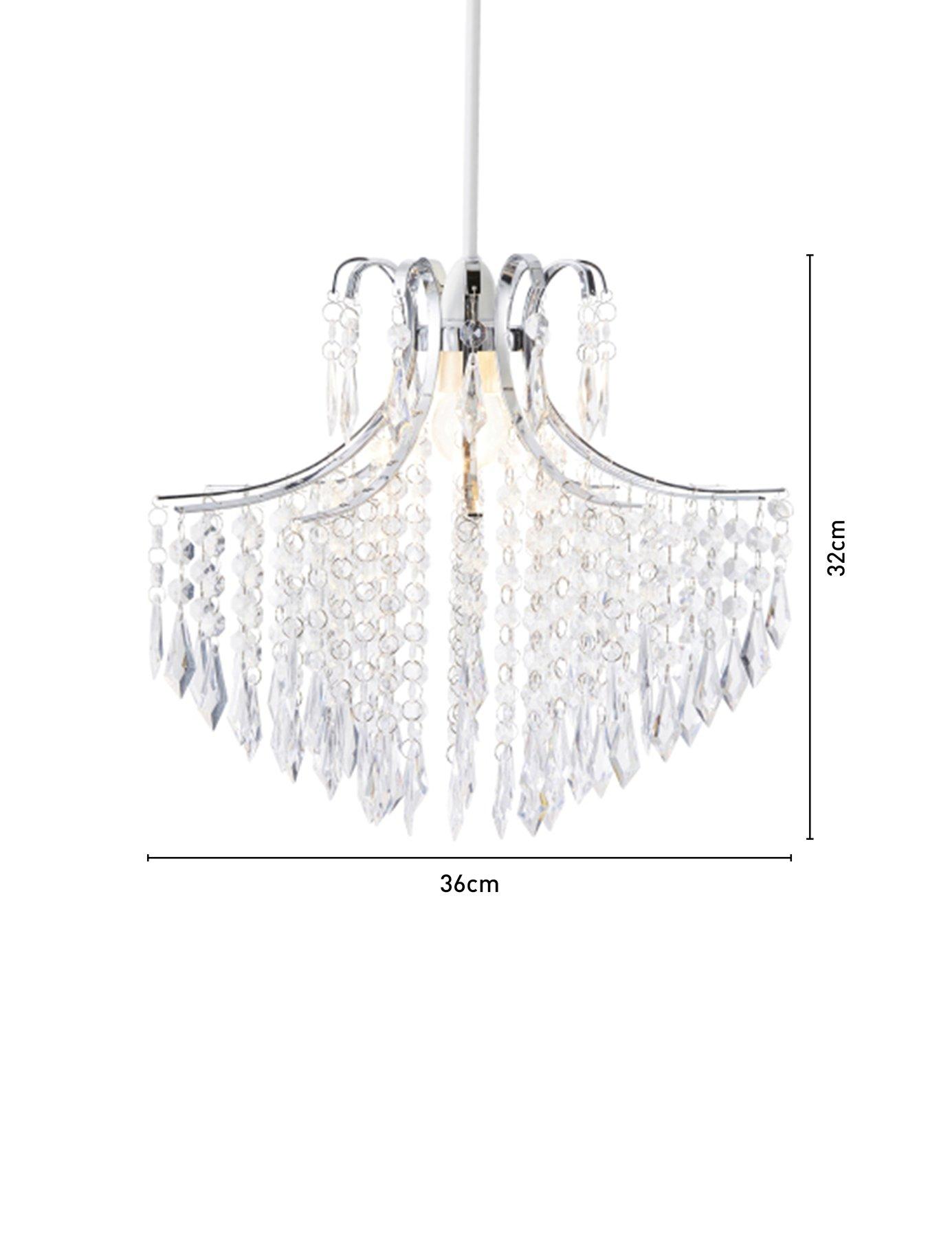 Image 4 of 4 of Glow Acrylic Droplet Easyfit Ceiling Light