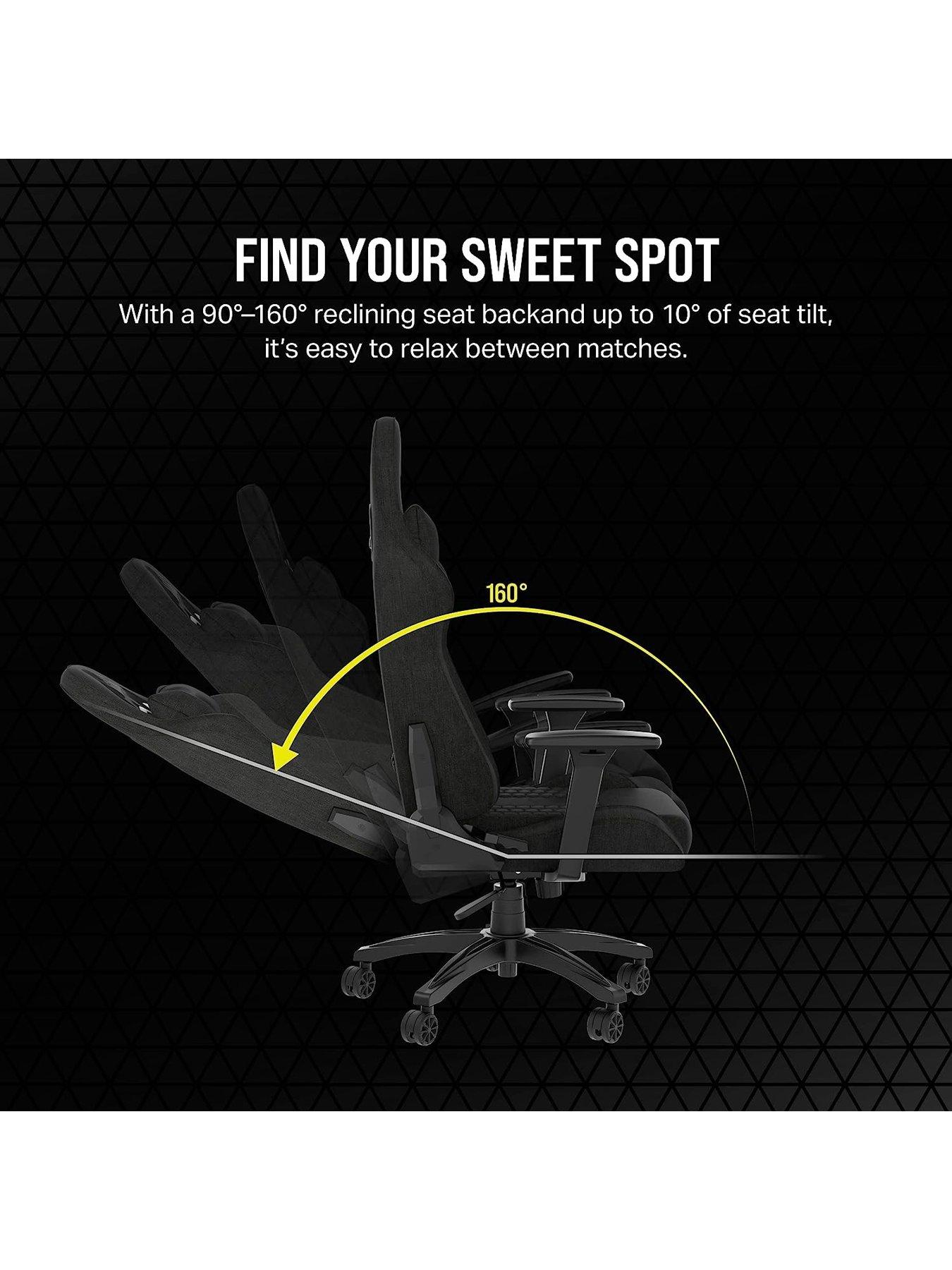 Image 5 of 5 of CORSAIR TC100 RELAXED Gaming Chair&nbsp;- Fabric (Black)