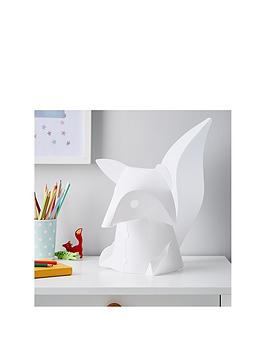 Product photograph of Glow Fox Table Lamp from very.co.uk
