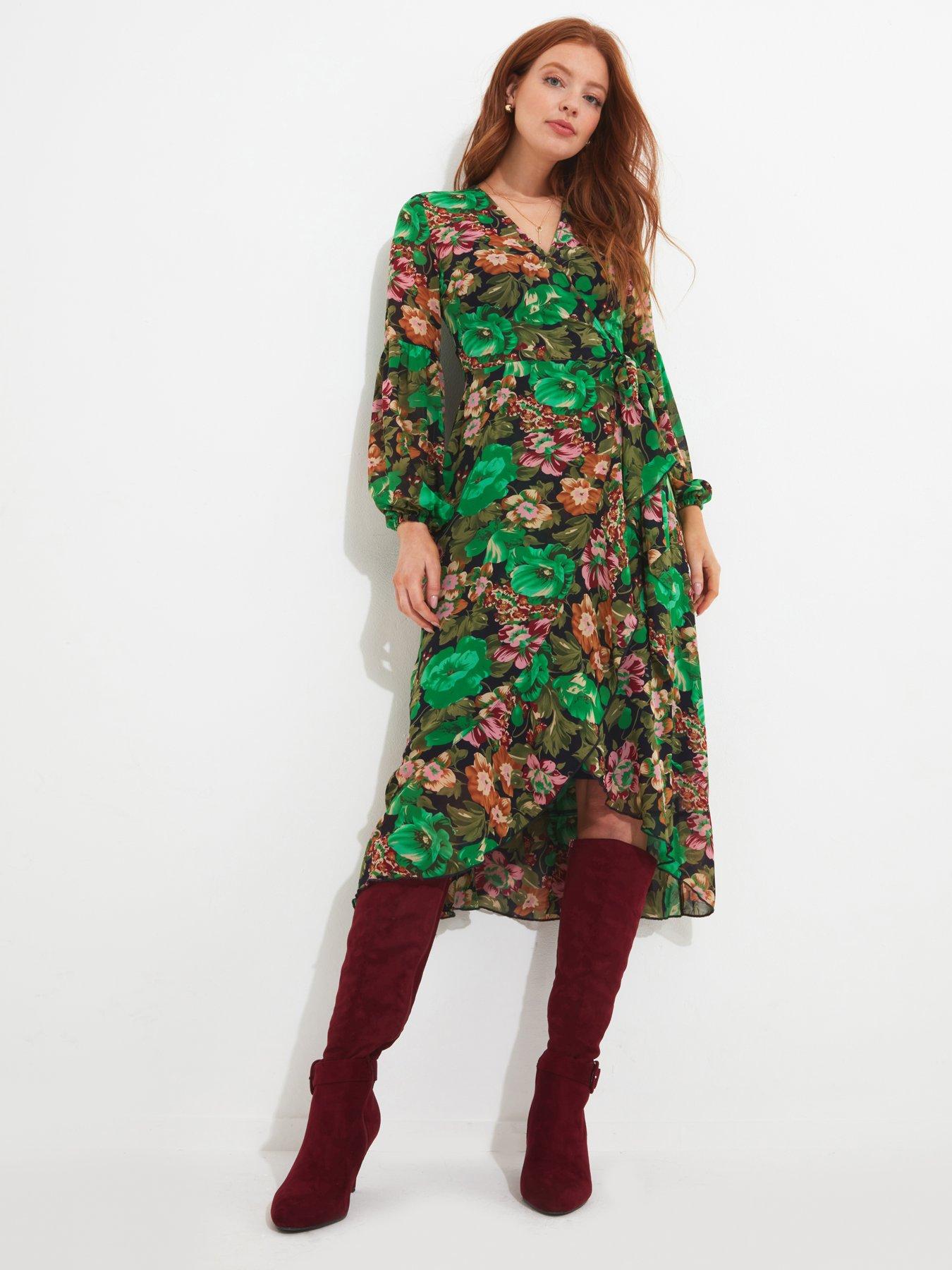 Zahra simply wrapped dress sales