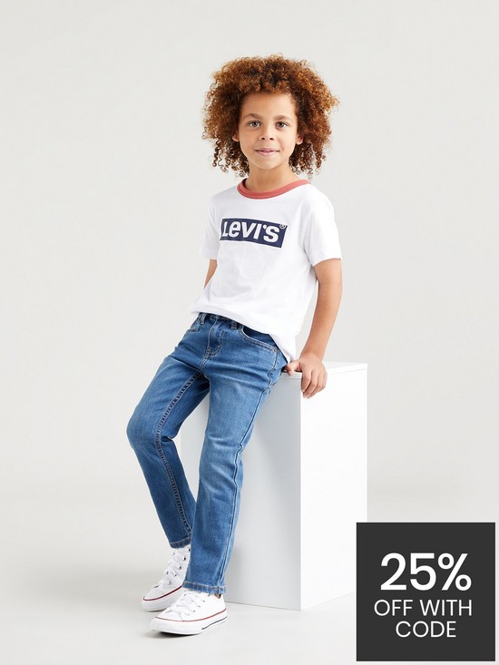 stillFront image of levis-boys-510-skinny-fit-everyday-performance-jean-mid-wash
