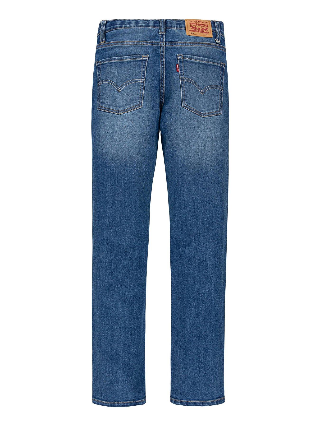 Image 3 of 3 of Levi's Boys 510 Skinny Fit Everyday Performance Jean - Mid Wash