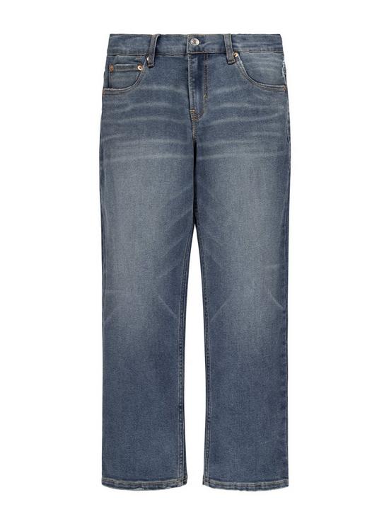 front image of levis-boys-stay-loose-taper-jeans-blue