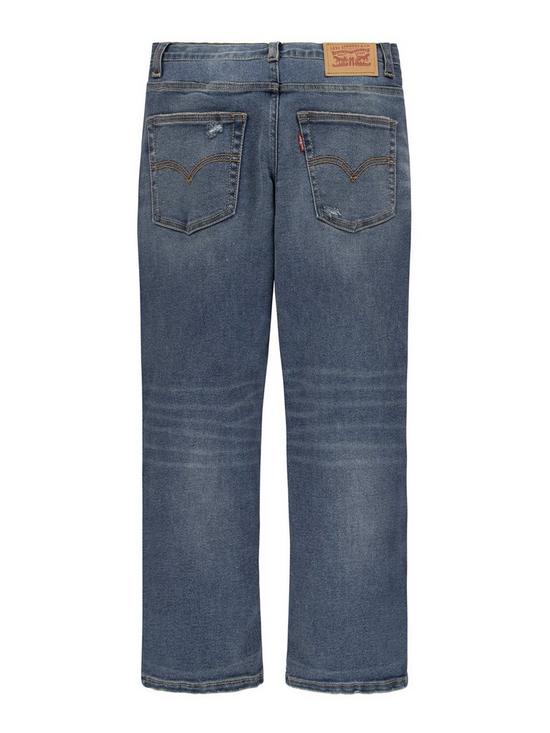 back image of levis-boys-stay-loose-taper-jeans-blue