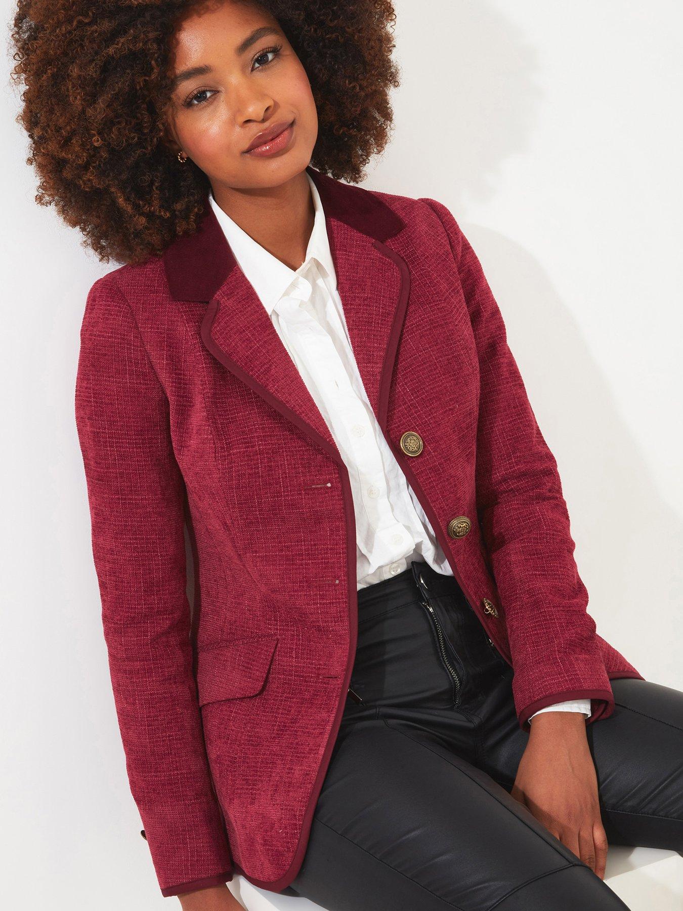 Burgundy jacket cheap womens uk