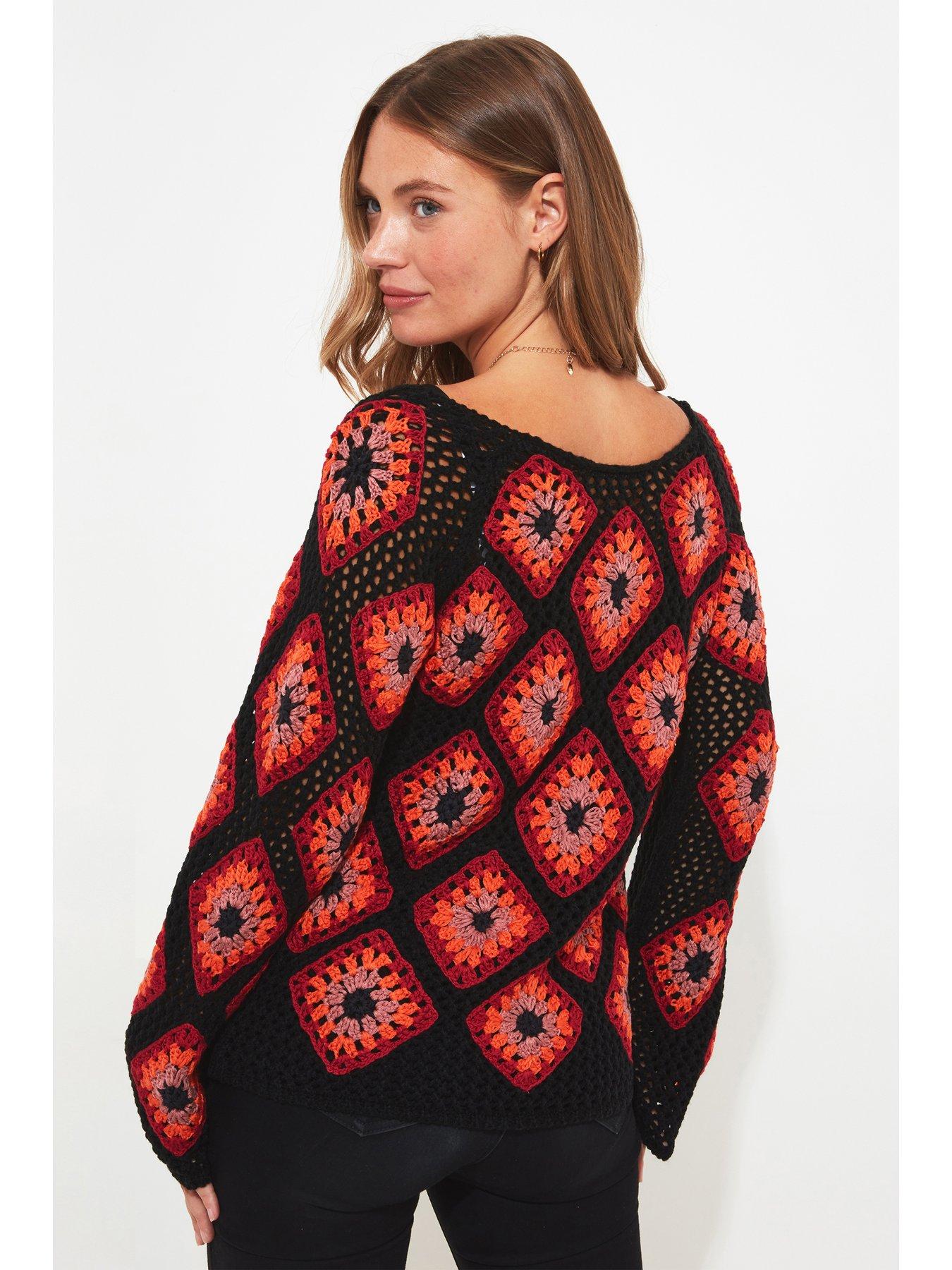 Joe Browns Crochet Jumper Orange Very.co.uk