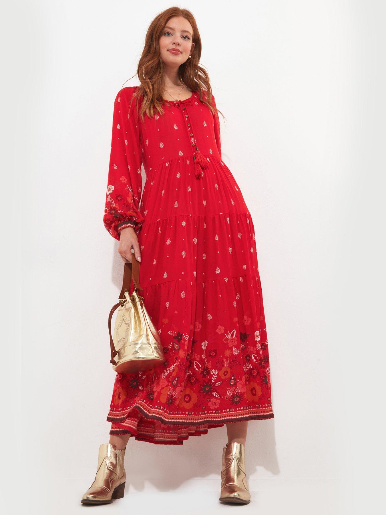 Image 1 of 4 of Joe Browns Endless Summer Dress - Red