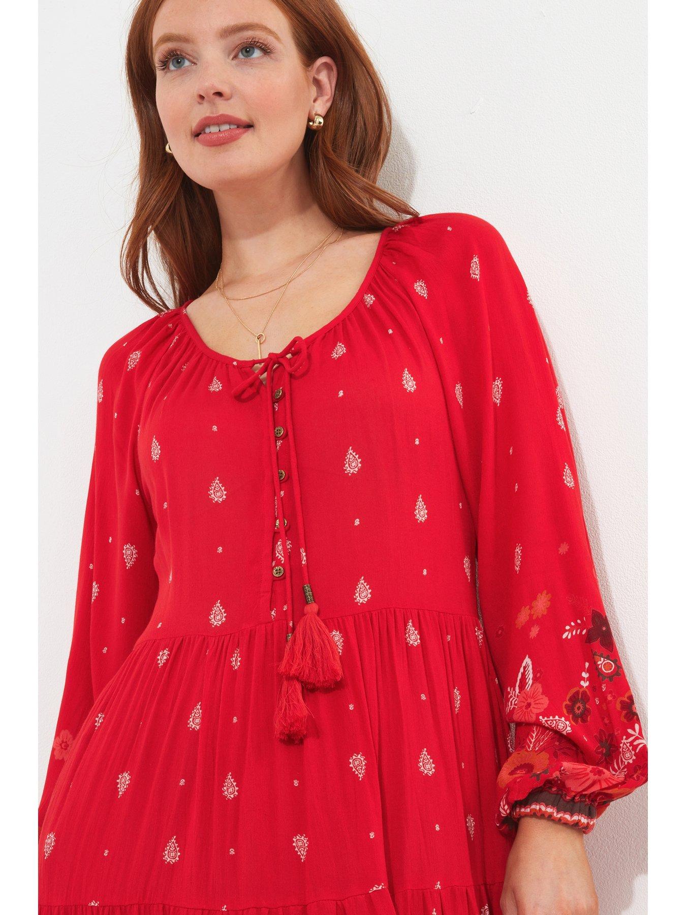 Image 4 of 4 of Joe Browns Endless Summer Dress - Red