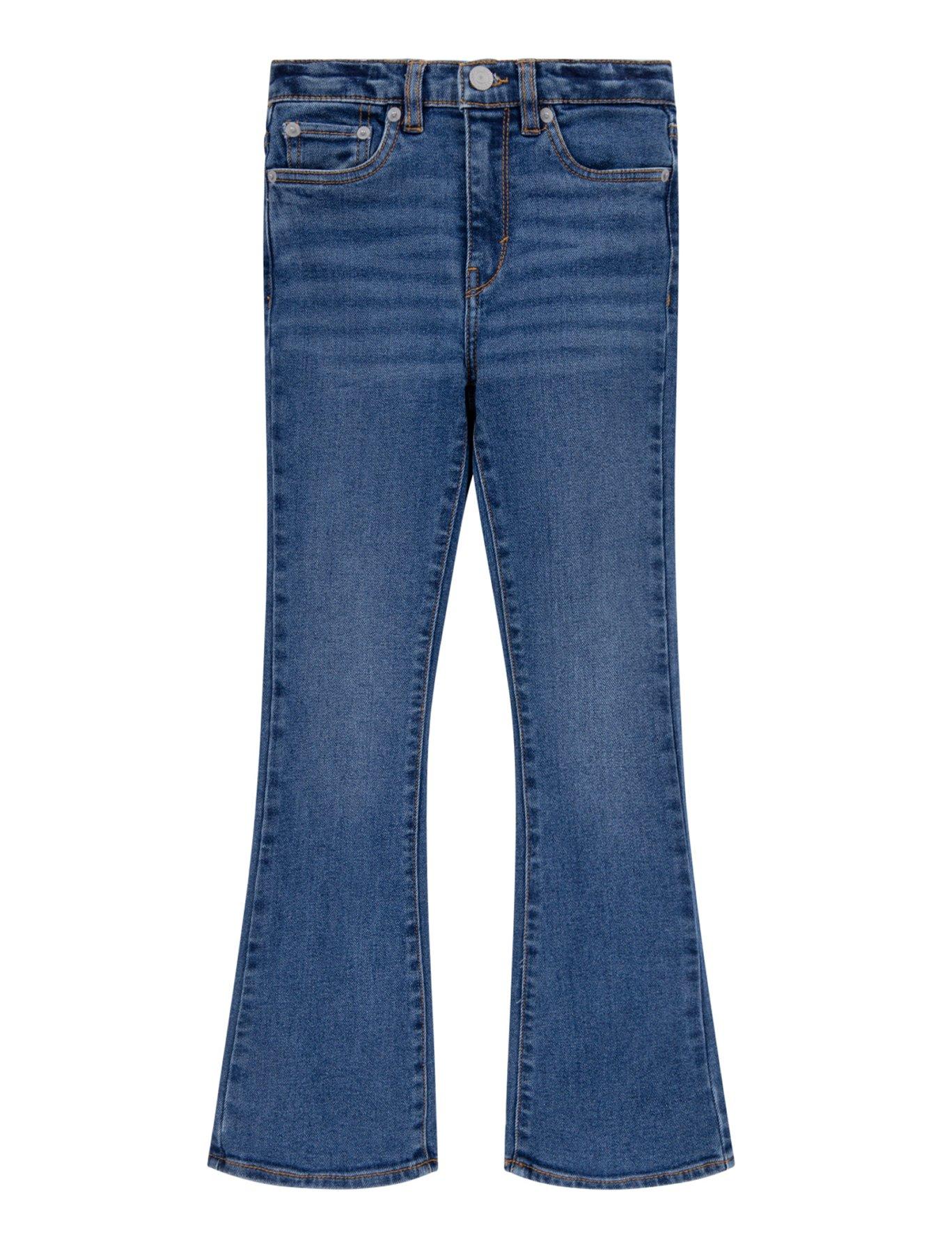 Levi's Girls High Rise Flare Jean - Blue