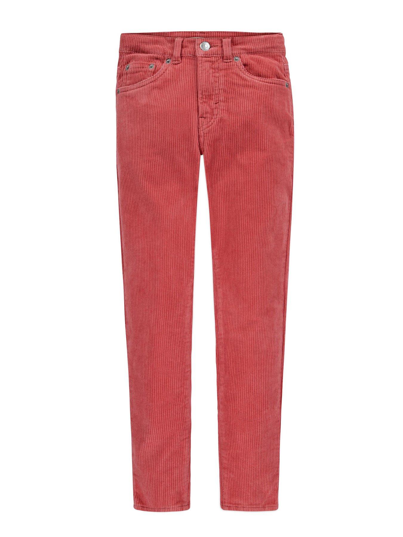 Levi's Girls Corduroy Mini Mom Pant - Pink