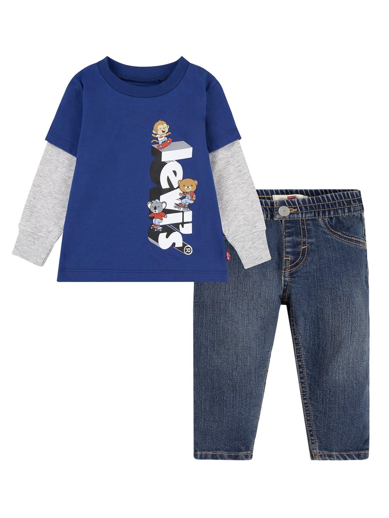 levis-baby-boys-long-sleeve-skater-top-and-denim-set-blue