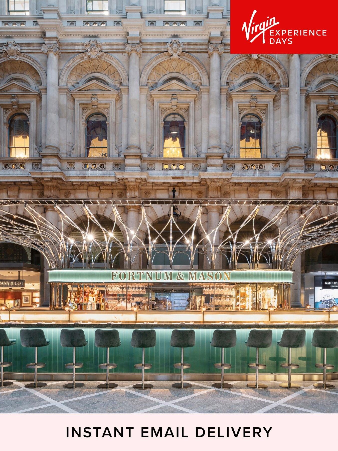 Virgin Experience Days Three Course Dinner With Cocktail For Two At The Fortnum  &  Mason Bar And Restaurant At Royal Exchange, London