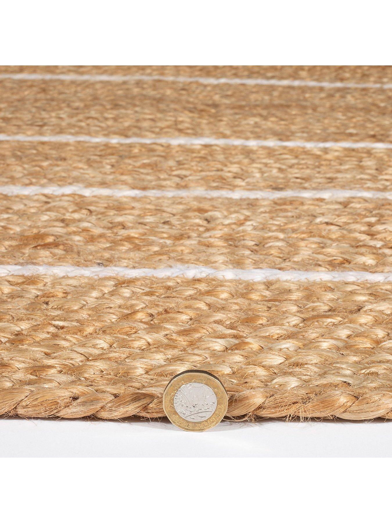 Image 4 of 5 of Esselle Naturelle Prestbury Natural Border Hand-Braided Rug