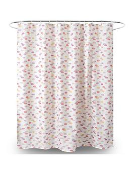Product photograph of Aqualona Bubblegum Blush Shower Curtain from very.co.uk