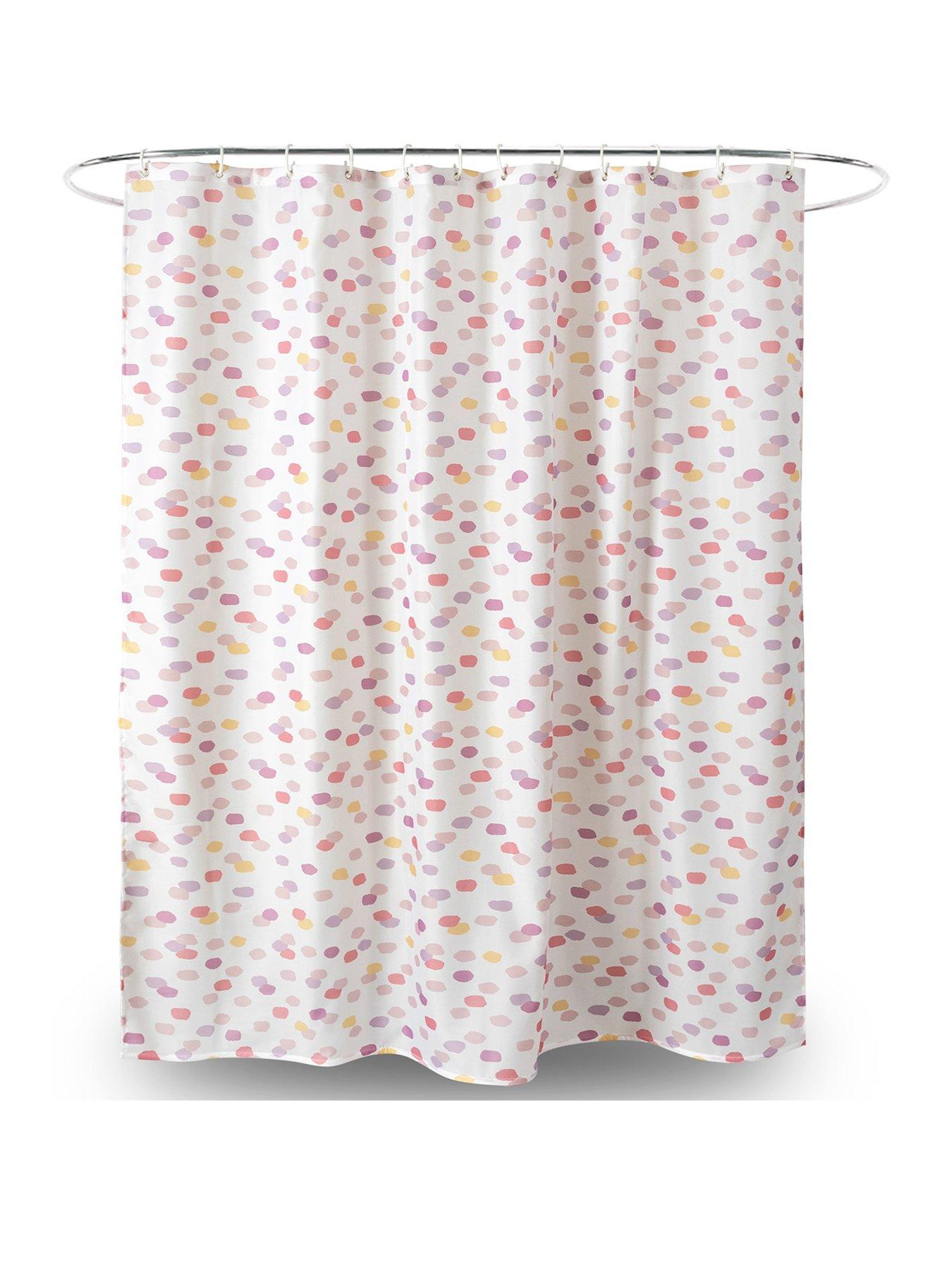 undefined Bubblegum Blush Shower Curtain