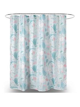 Product photograph of Aqualona Under The Sea Shower Curtain from very.co.uk