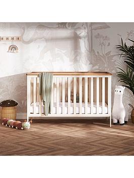 Product photograph of Obaby Evie Cot Bed - Cashmere from very.co.uk