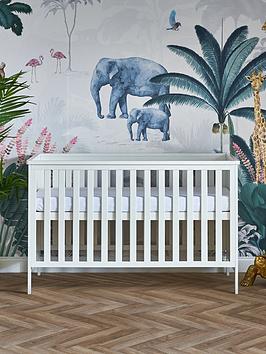 Product photograph of Obaby Evie Cot Bed - White from very.co.uk