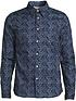  image of ps-paul-smith-floral-printnbsptailored-fitnbspshirt-navy