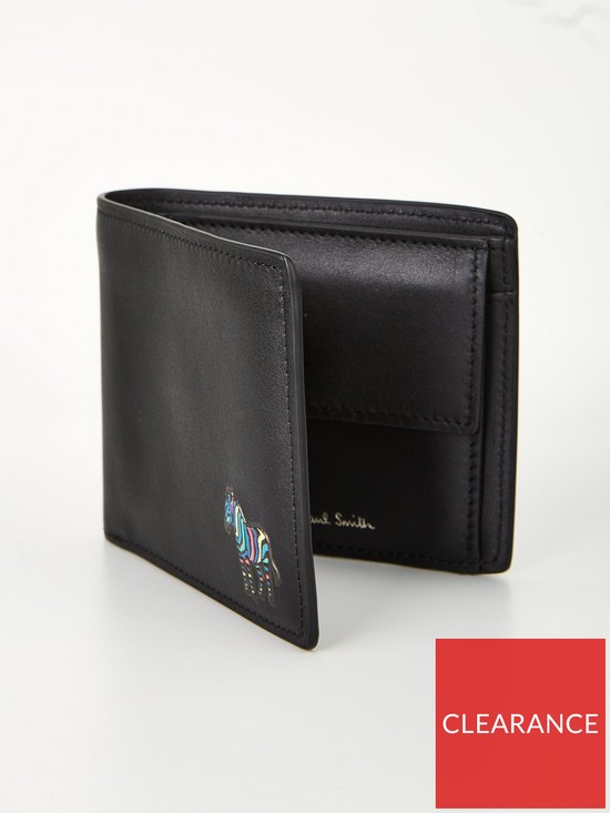 back image of ps-paul-smith-mensnbspzebra-bill-and-coin-wallet-blacknbsp