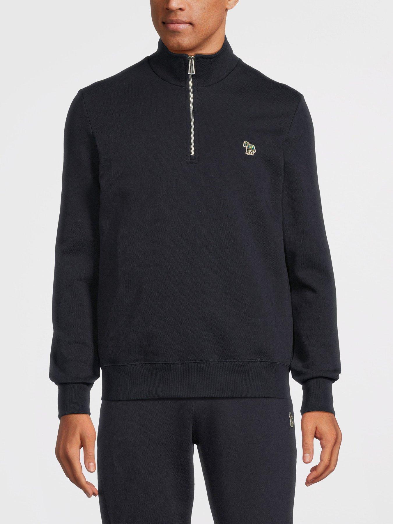 undefined 1/4 Zip Sweat Top - Navy