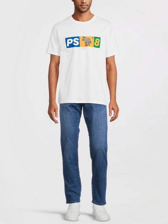 stillFront image of ps-paul-smith-p8-t-shirt-whitenbsp
