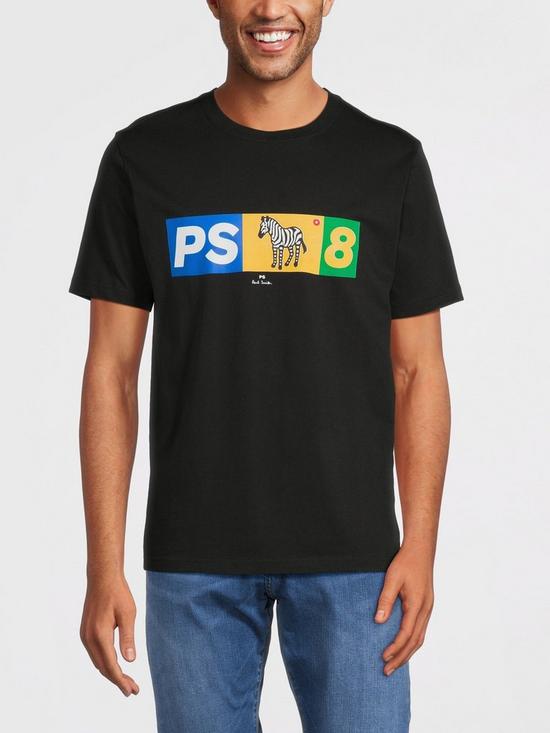 front image of ps-paul-smith-p8-t-shirt--nbspblacknbsp