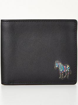 ps paul smith men's zebra billfold wallet - black