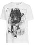  image of ps-paul-smith-mono-wolf-t-shirt-white