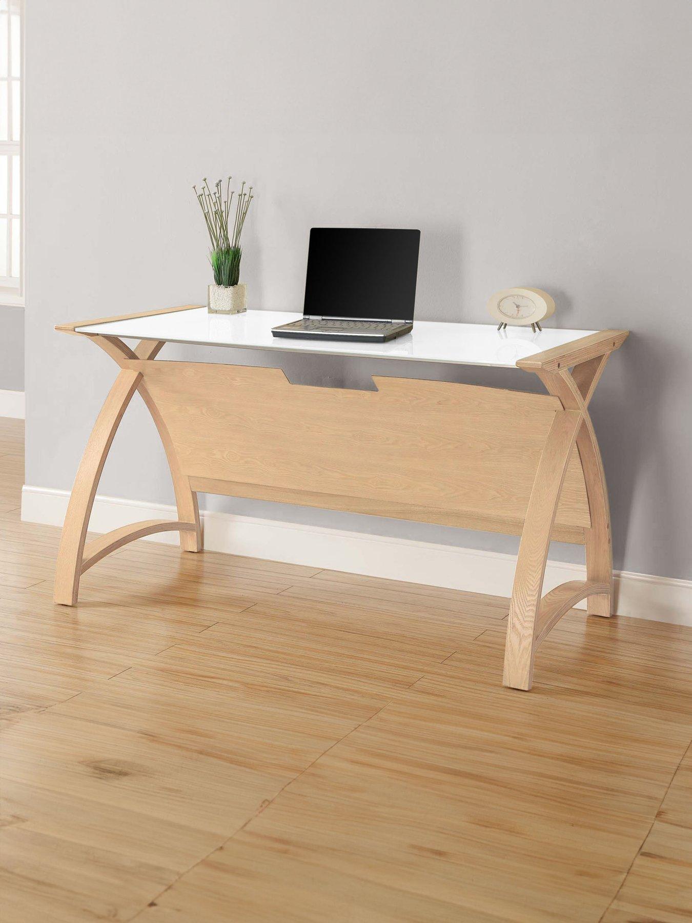 undefined Helsinki Large Desk - Real Wood Veneer