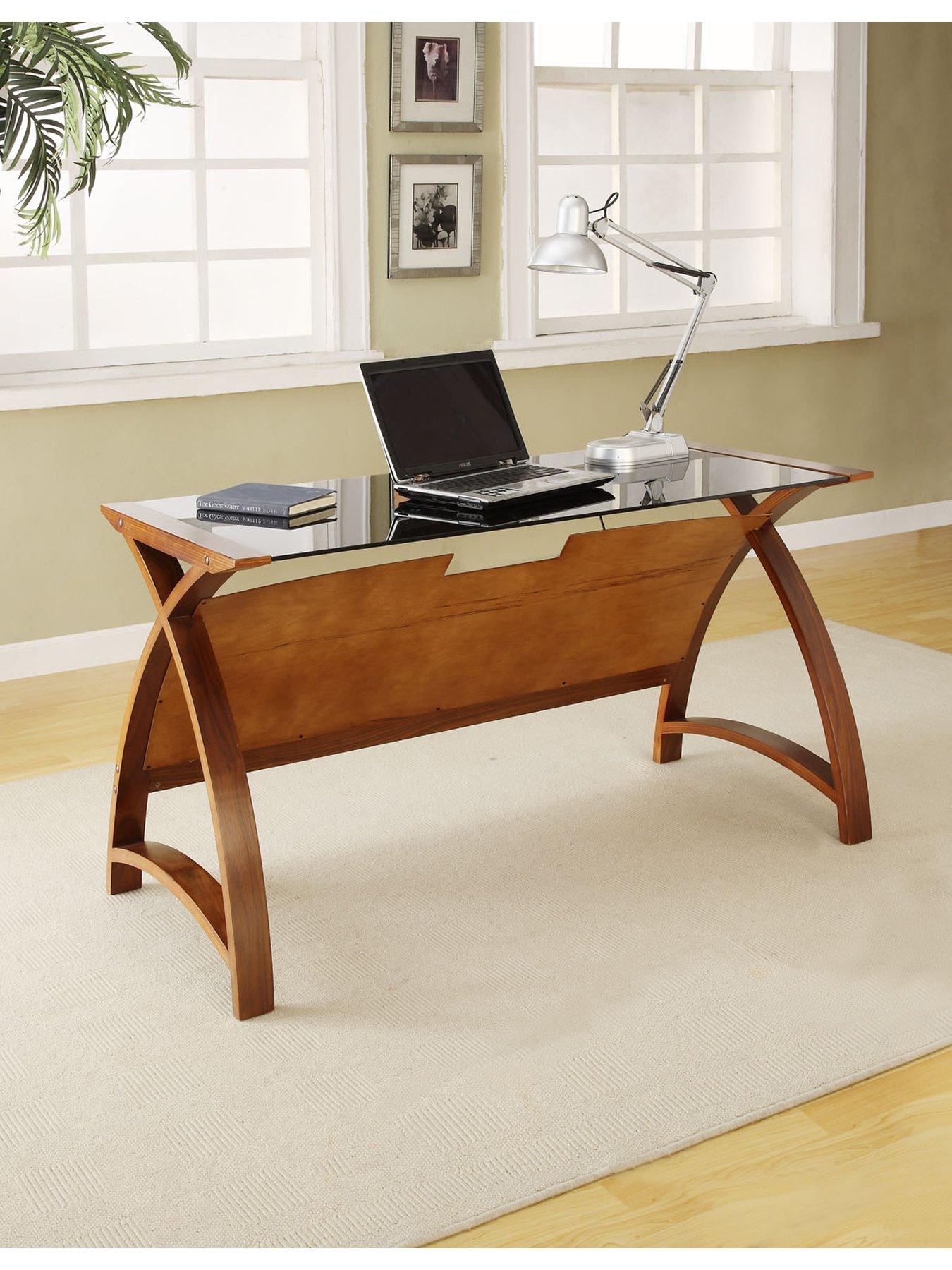 undefined Helsinki Large Desk - Real Wood Veneer