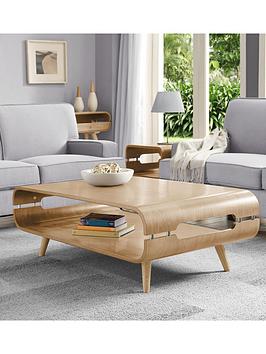 Product photograph of Jual Havana Coffee Table - Oak from very.co.uk