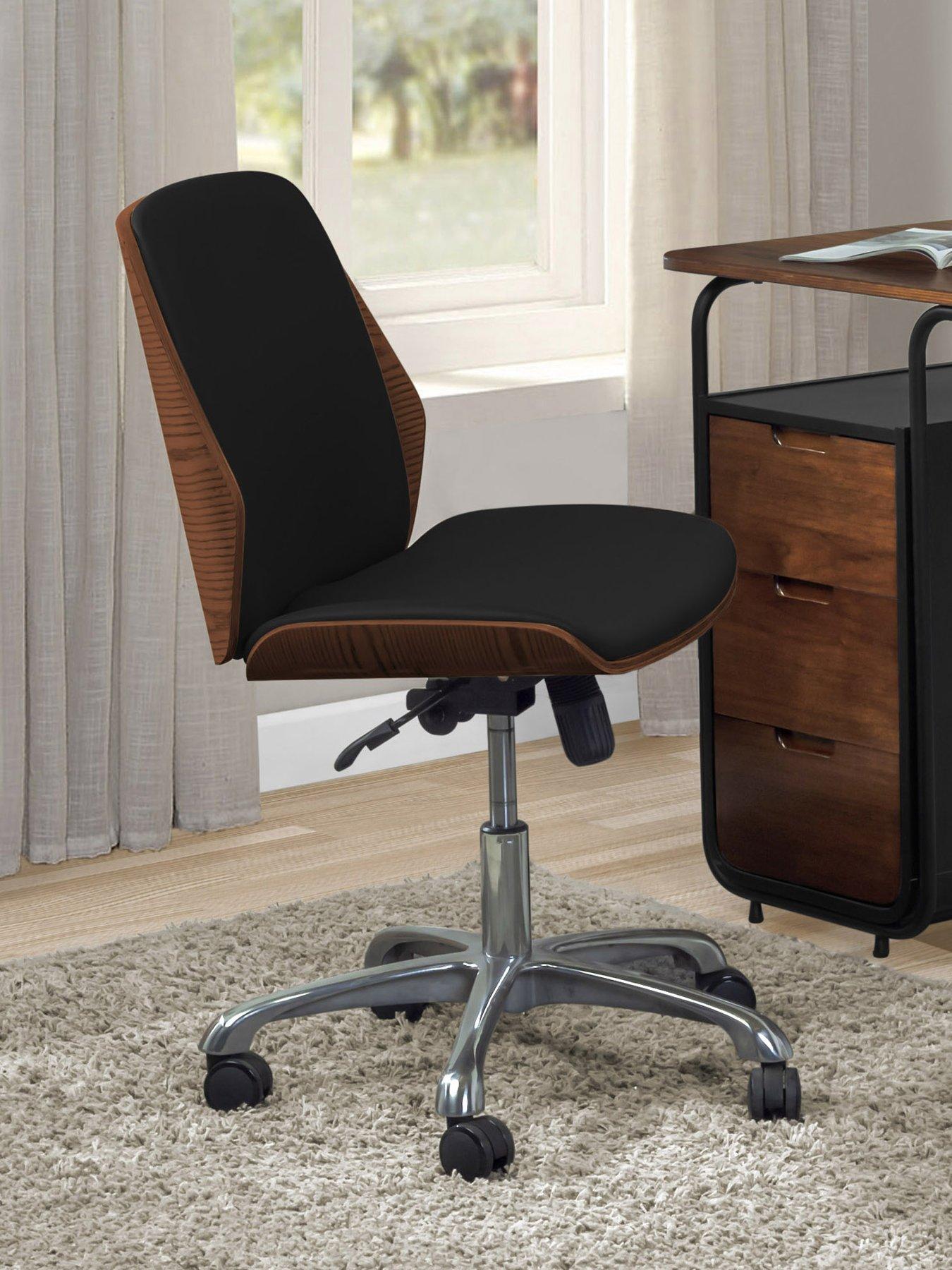 Jual Universal Swivel Chair - Real Wood Veneer