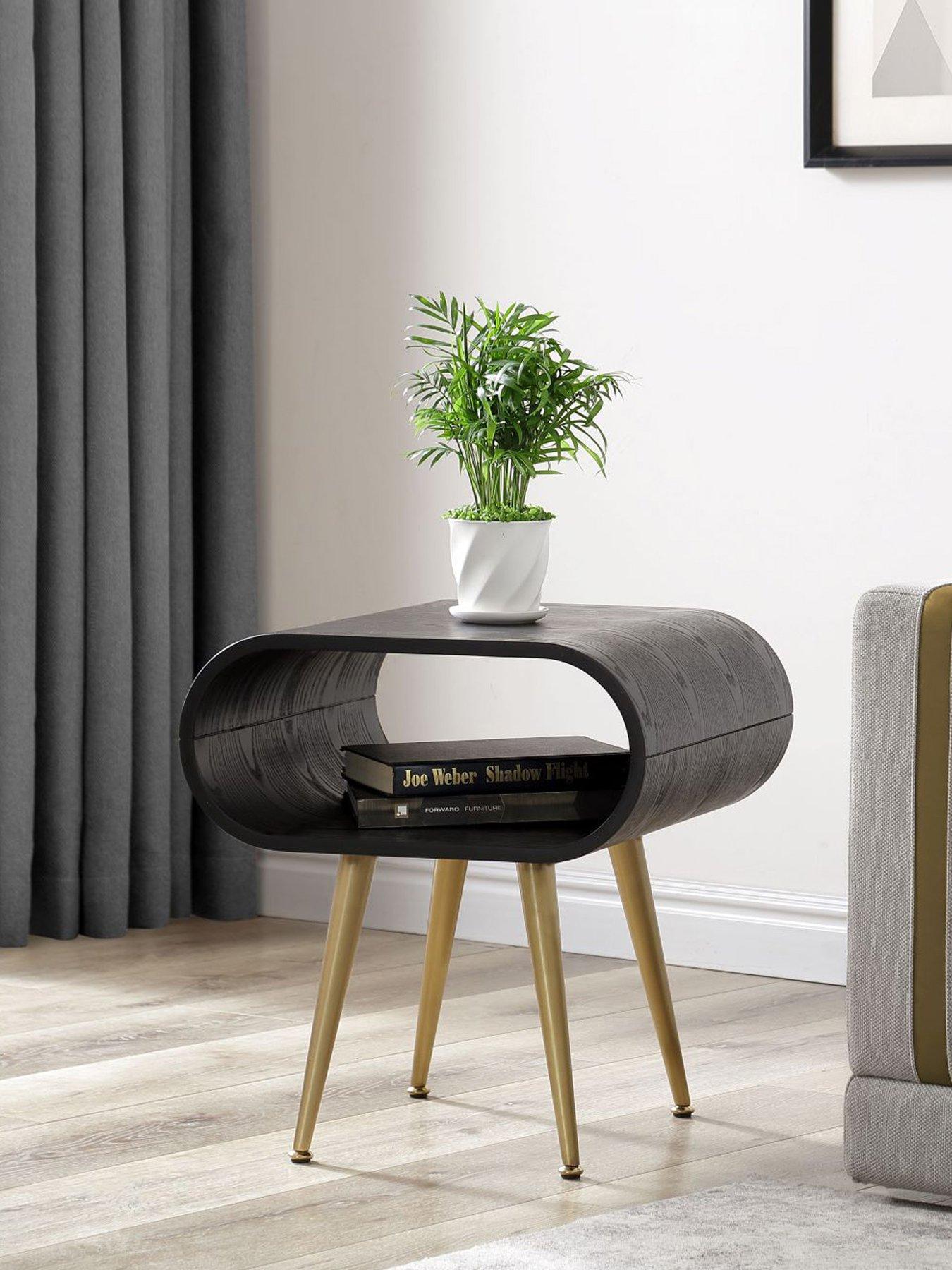 undefined Auckland Lamp Table - Real Wood Veneer