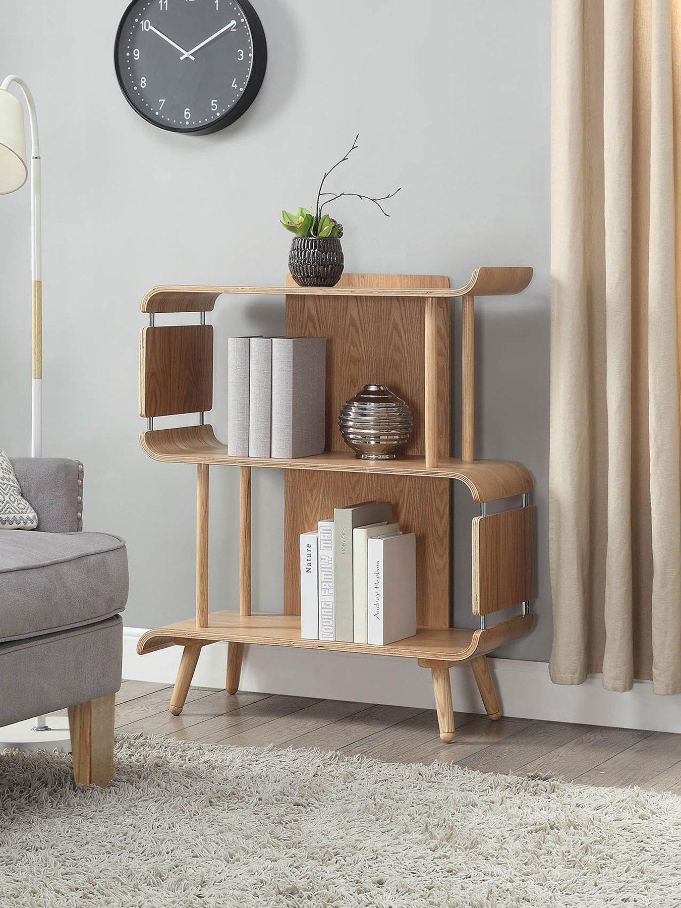 Jual San Francisco Short Bookcase - Real Wood Veneer