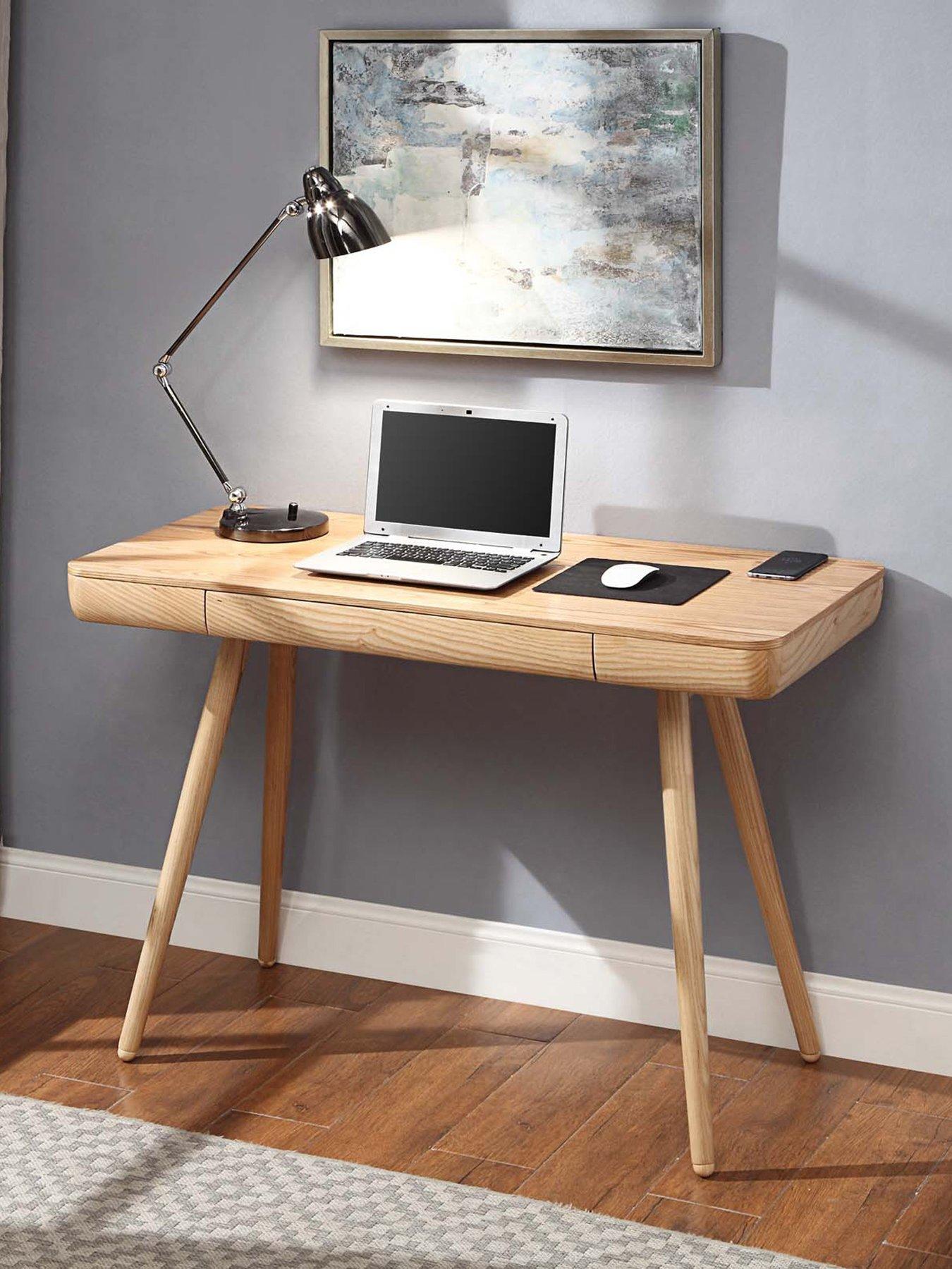 undefined San Francisco Executive Desk -  - Real Wood Oak Veneer
