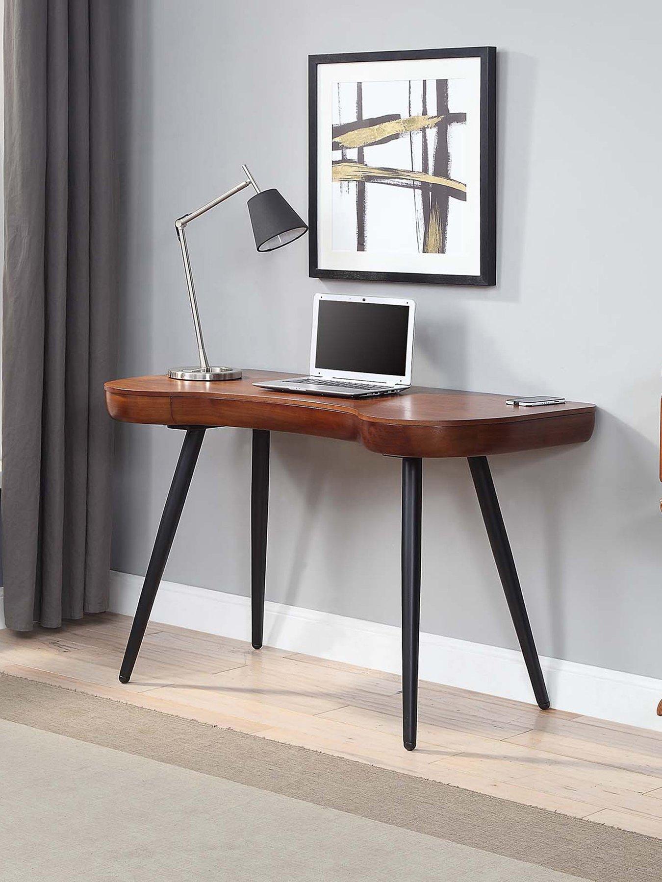 Jual San Francisco Executive Curve Desk - Real Wood Veneer