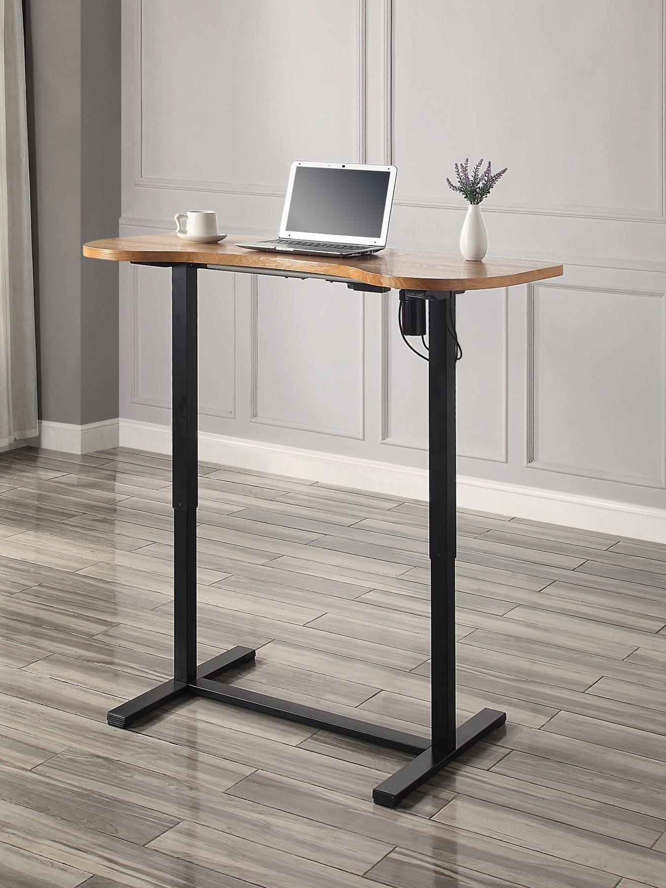 undefined San Francisco Height Adjustable Desk - Real Wood Veneer