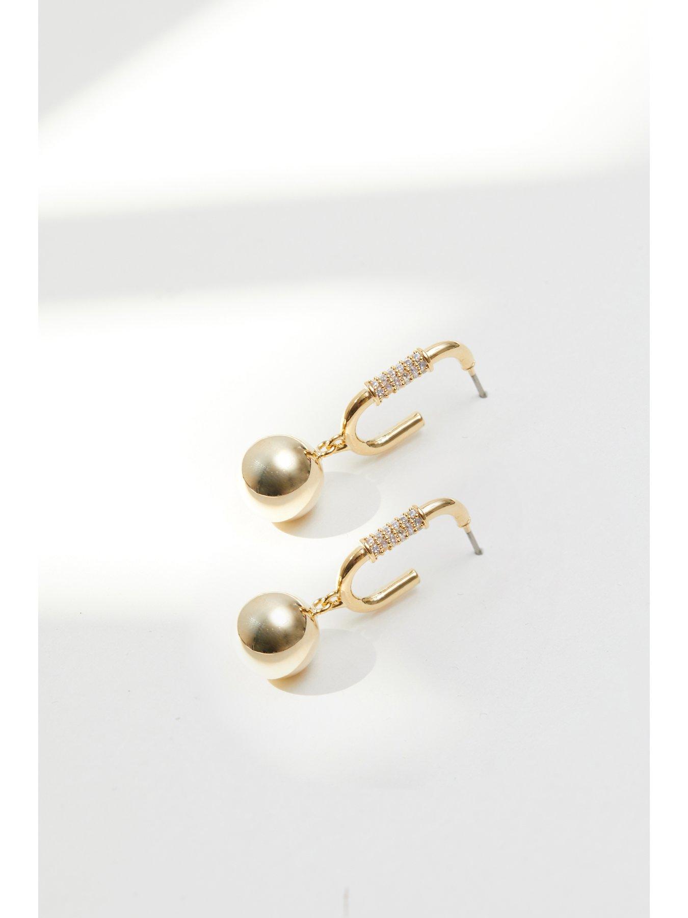 Tiffany HardWear Ball Earrings in Yellow Gold, 8 mm
