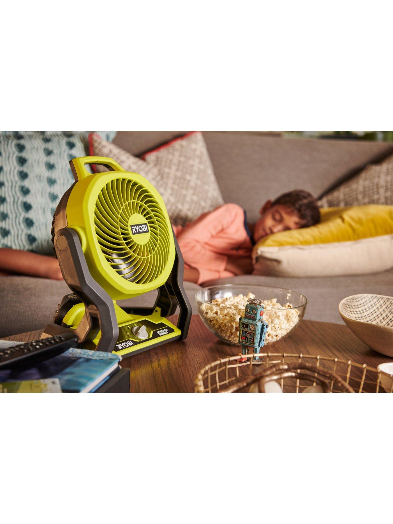 Ryobi battery powered cheap fan